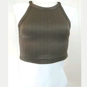 Free People Keyhole Back Crop Top